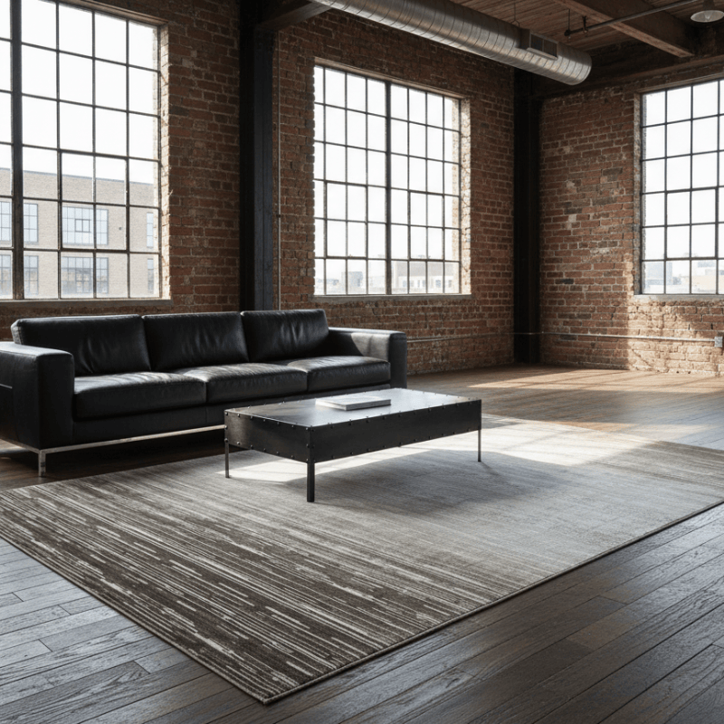 定番北欧風3Dデザインのウィルトン織カーペット（Gulang Isle）