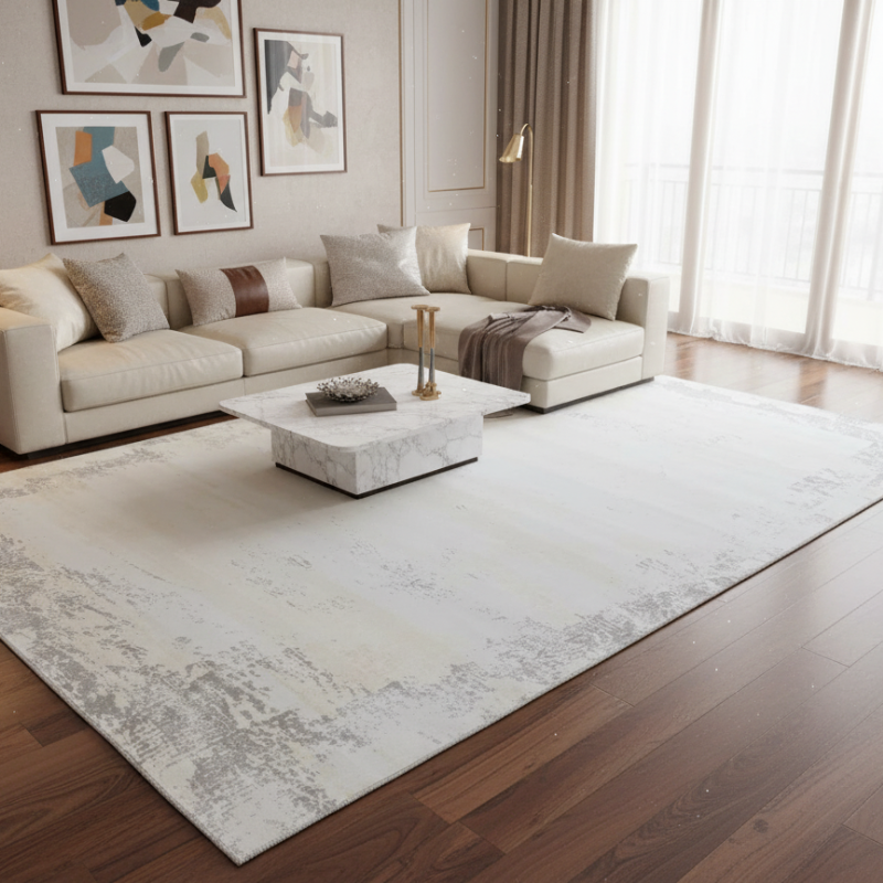 定番北欧風3Dデザインのウィルトン織カーペット（Danube）