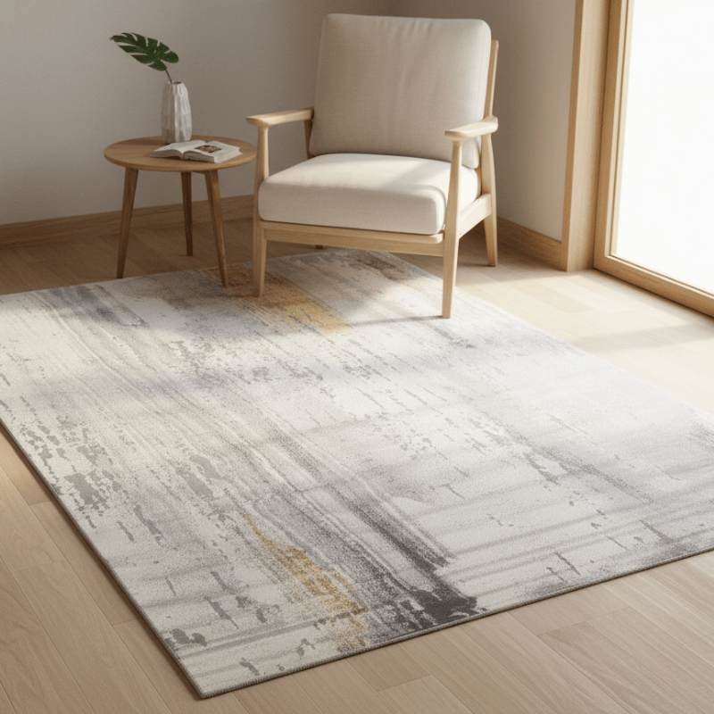 定番北欧風3Dデザインのウィルトン織カーペット（Gulang Isle）