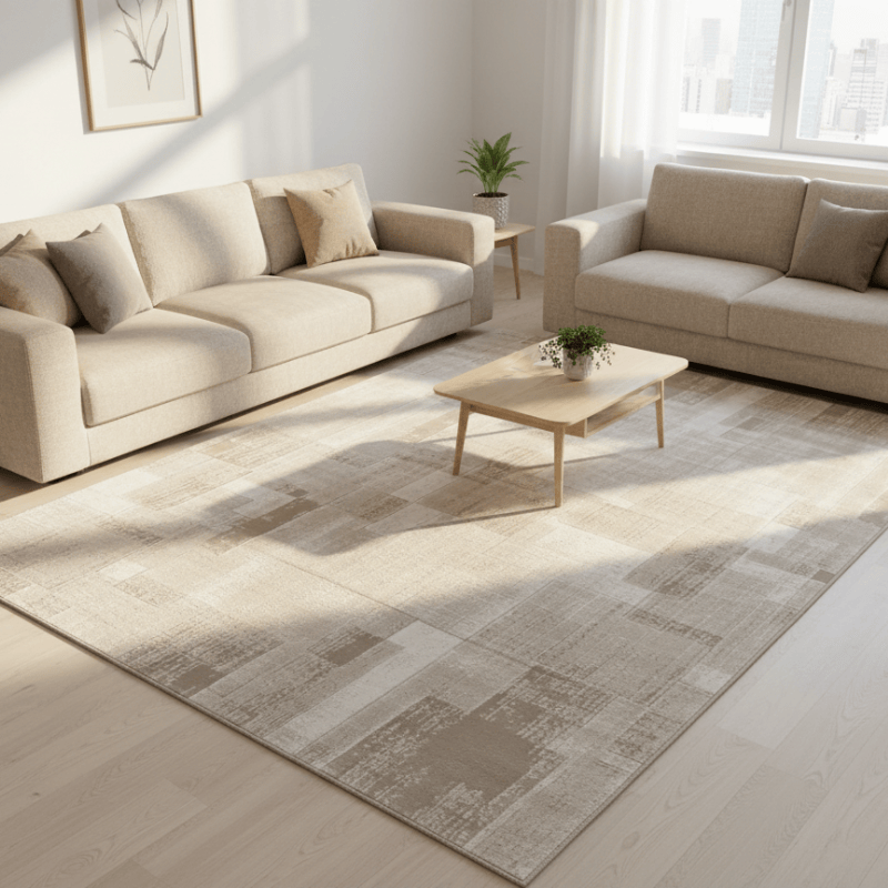 定番北欧風3Dデザインのウィルトン織カーペット（Nottingham）