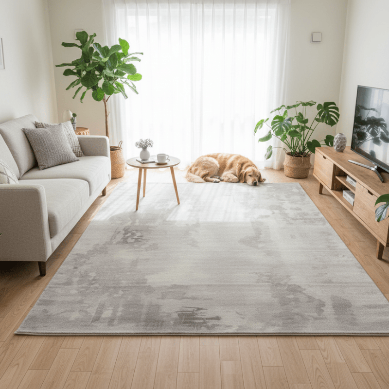 定番北欧風3Dデザインのウィルトン織カーペット（Eterin Pavilion）