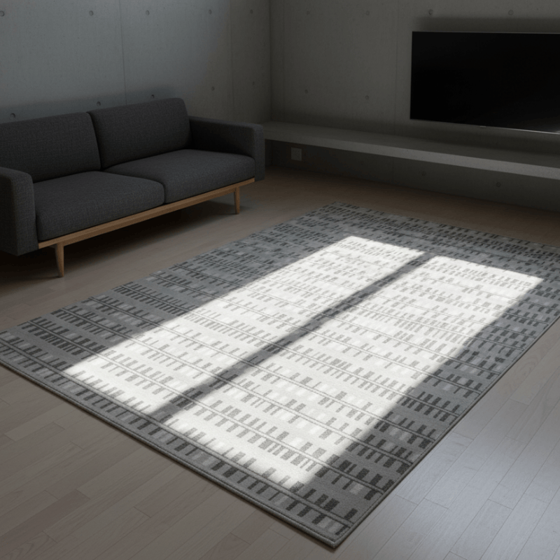 定番北欧風3Dデザインのウィルトン織カーペット（Eterin Pavilion）