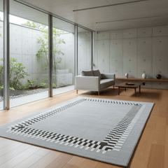 定番北欧風3Dデザインのウィルトン織カーペット（Yufan）