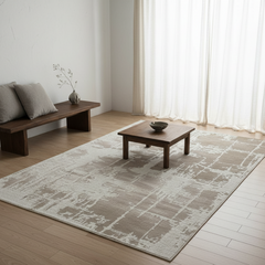 定番北欧風3Dデザインのウィルトン織カーペット（Bern）