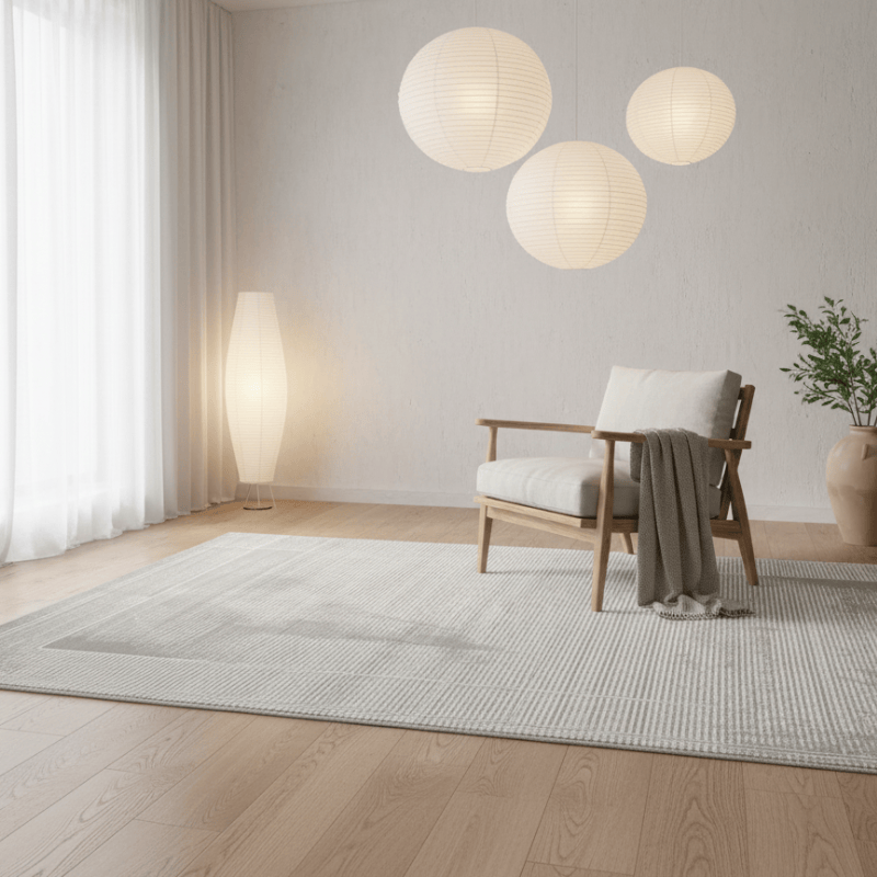 定番北欧風3Dデザインのウィルトン織カーペット（Carlson）