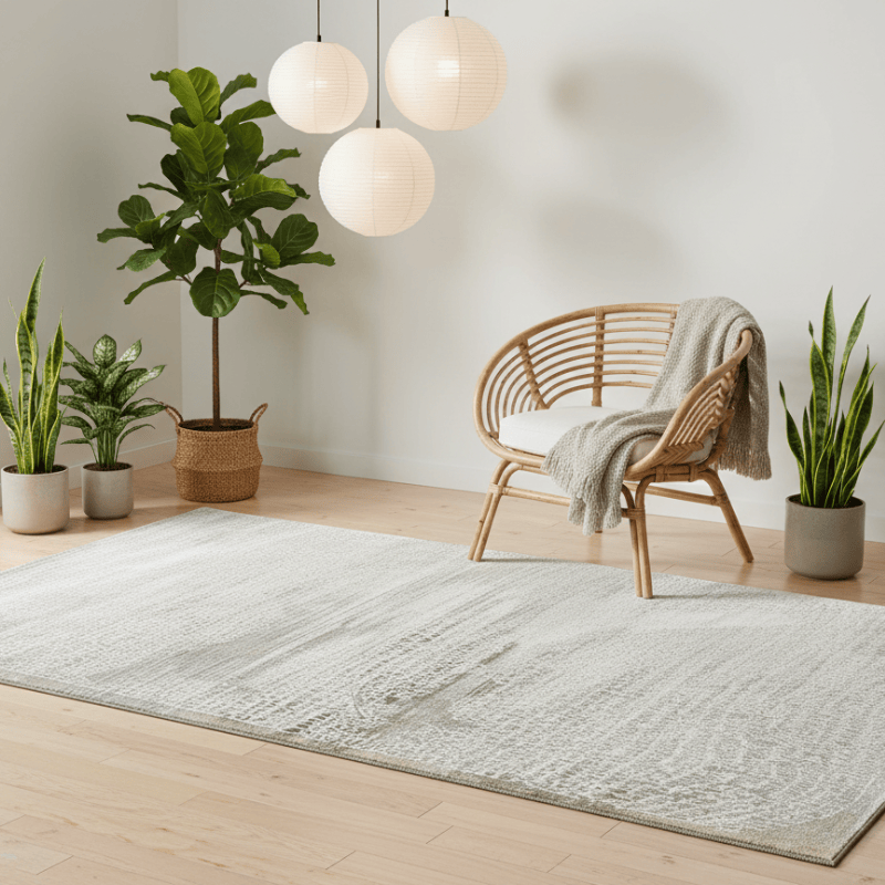 定番北欧風3Dデザインのウィルトン織カーペット（Carlson）