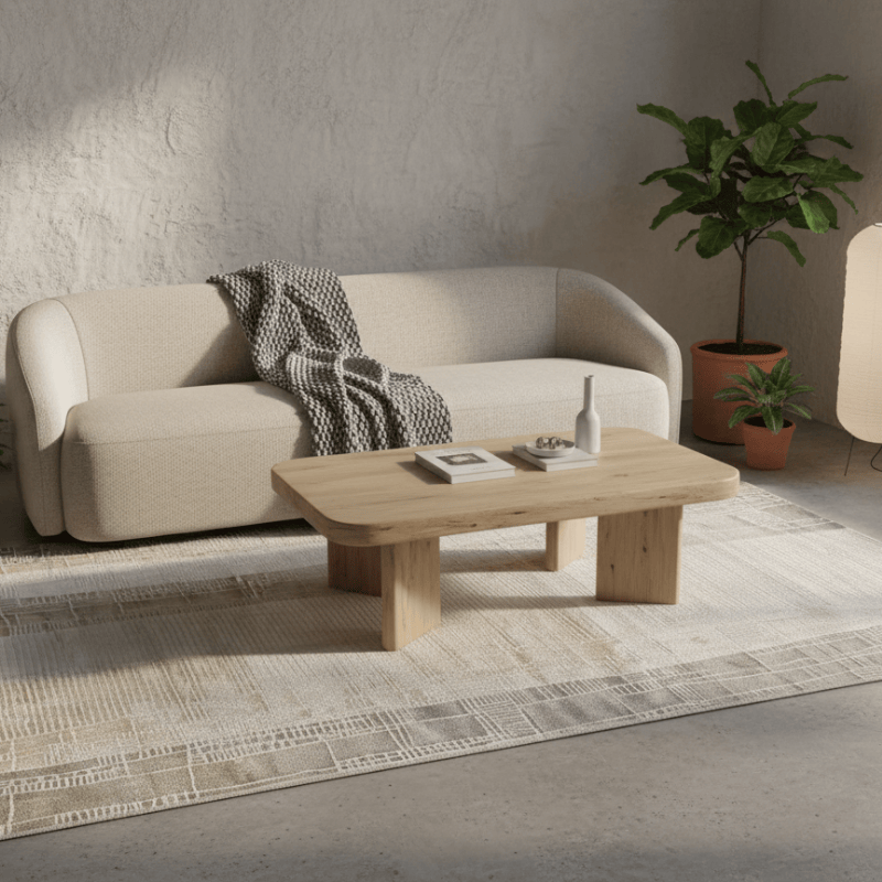 定番北欧風3Dデザインのウィルトン織カーペット（Carlson）