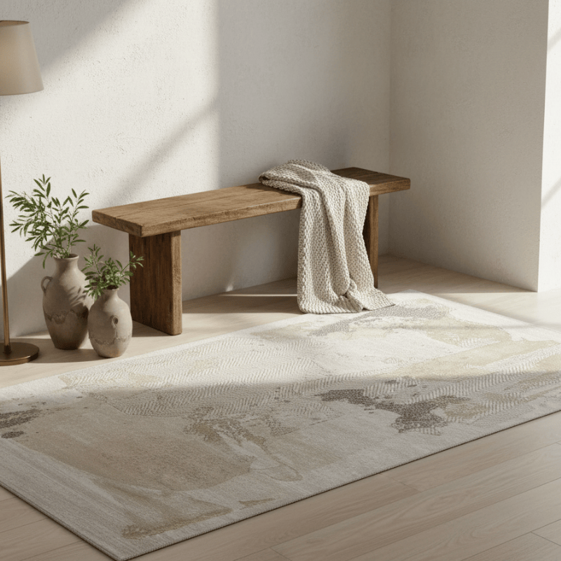 定番北欧風3Dデザインのウィルトン織カーペット（Carlson）