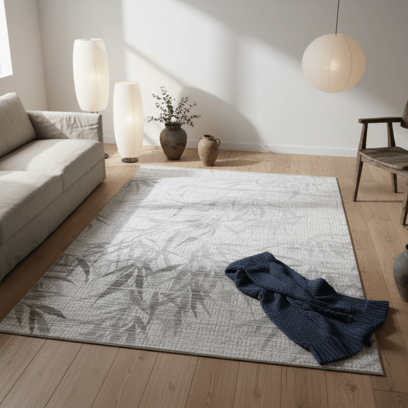 定番北欧風3Dデザインのウィルトン織カーペット（Weston Waterway）