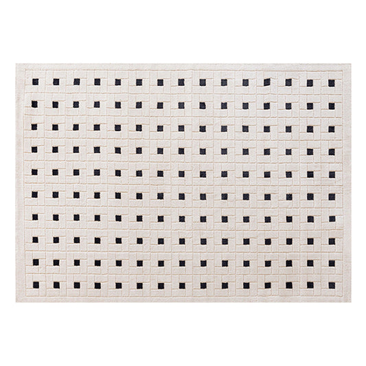 Black Square polypropylene rug - image 1