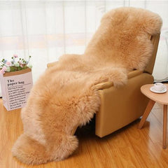 オーストラリア産高品質シープスキンラグ：厚手の長毛、快適さと贅沢さの完璧な融合（Sheepskin）
