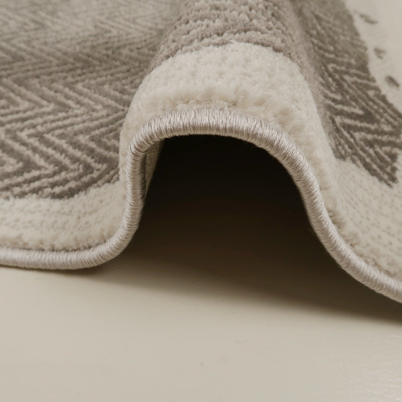 定番北欧風3Dデザインのウィルトン織カーペット（Yufan）