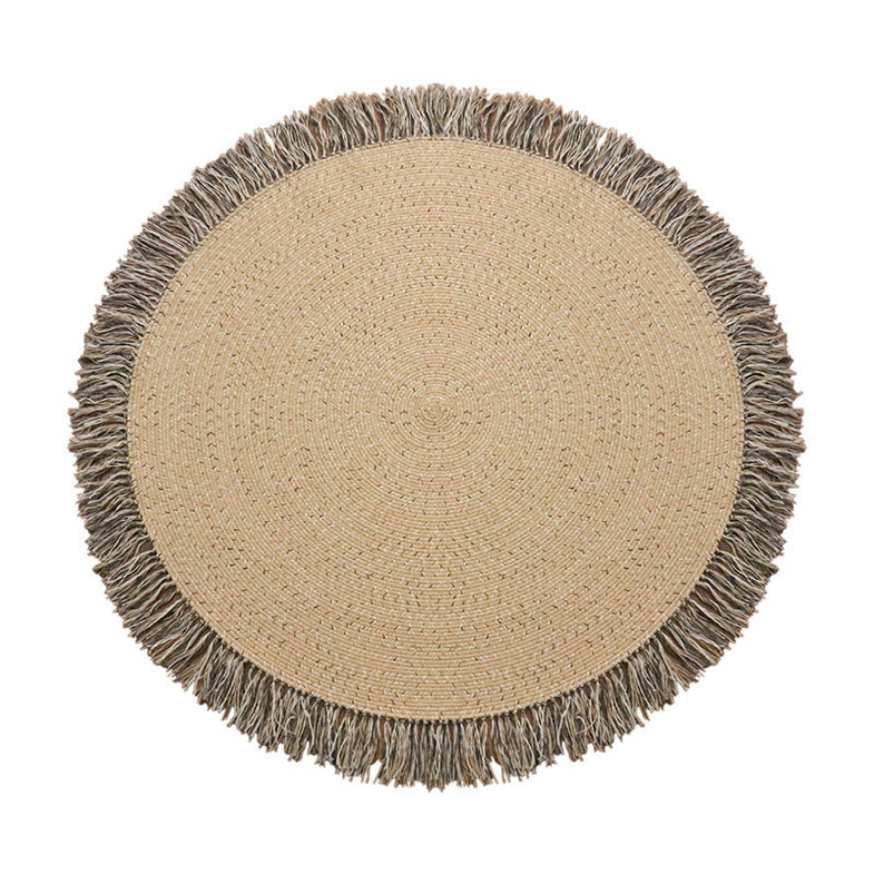 Shikimono 手織りジュートラグ カーペット 夏 用 ラグ 冷 感 天然素材