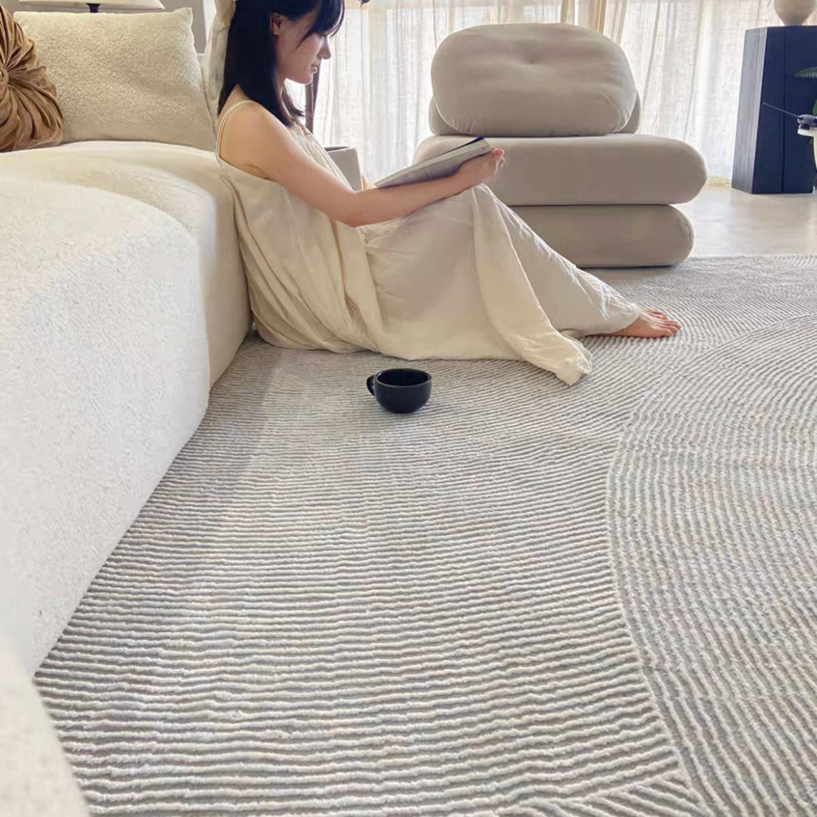 Hotel-quality! Luxurious Wilton-woven high-quality carpet (SONATA) 