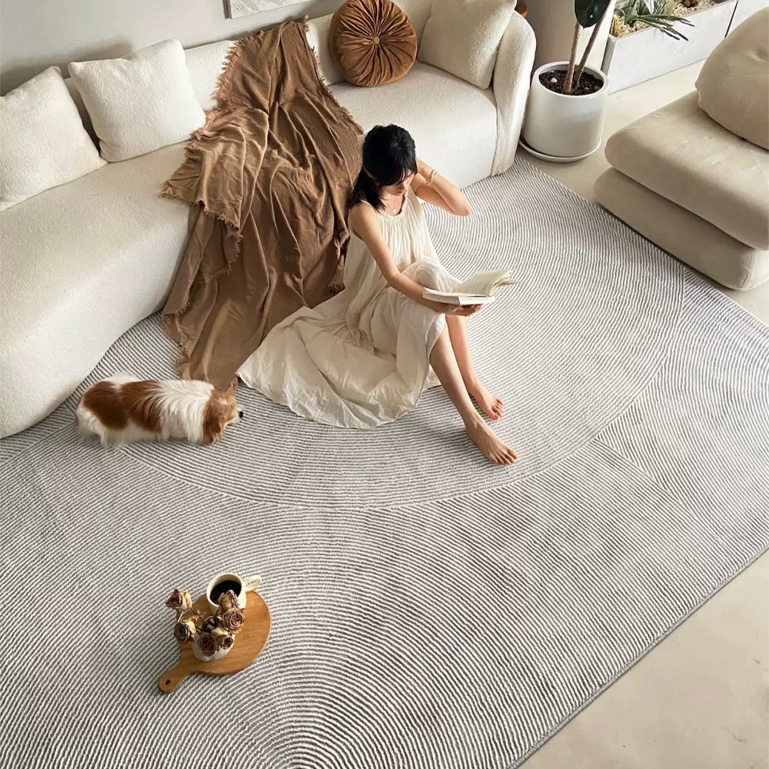 Hotel-quality! Luxurious Wilton-woven high-quality carpet (SONATA) 