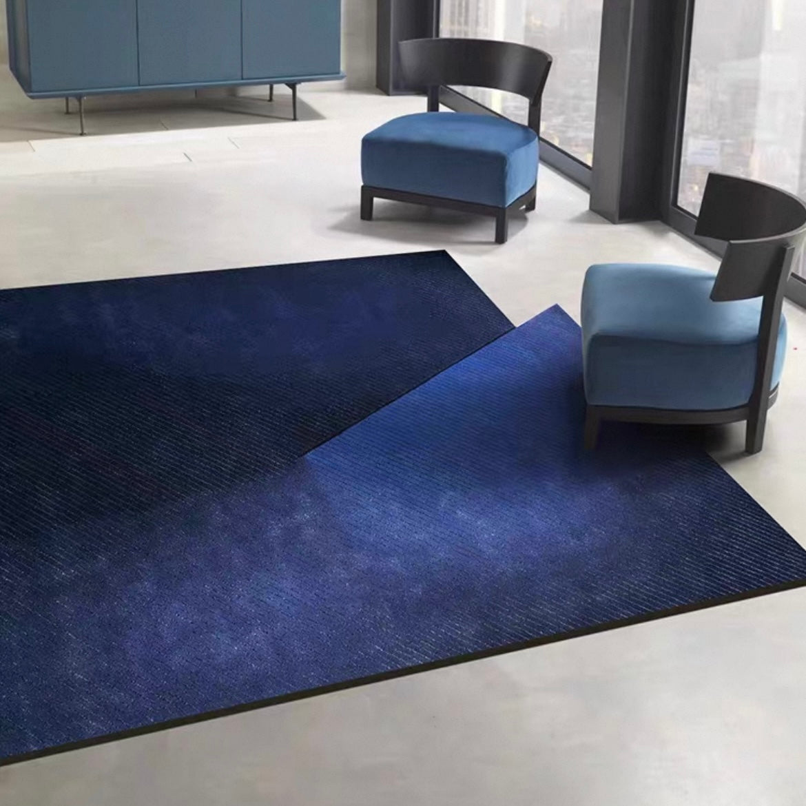 高級手作りタフティングガン刺しカーペット（Midnight Fold）