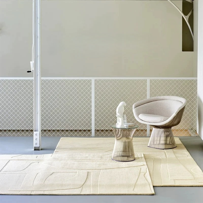 高級手作りタフティングガン刺しカーペット（Muted Form）