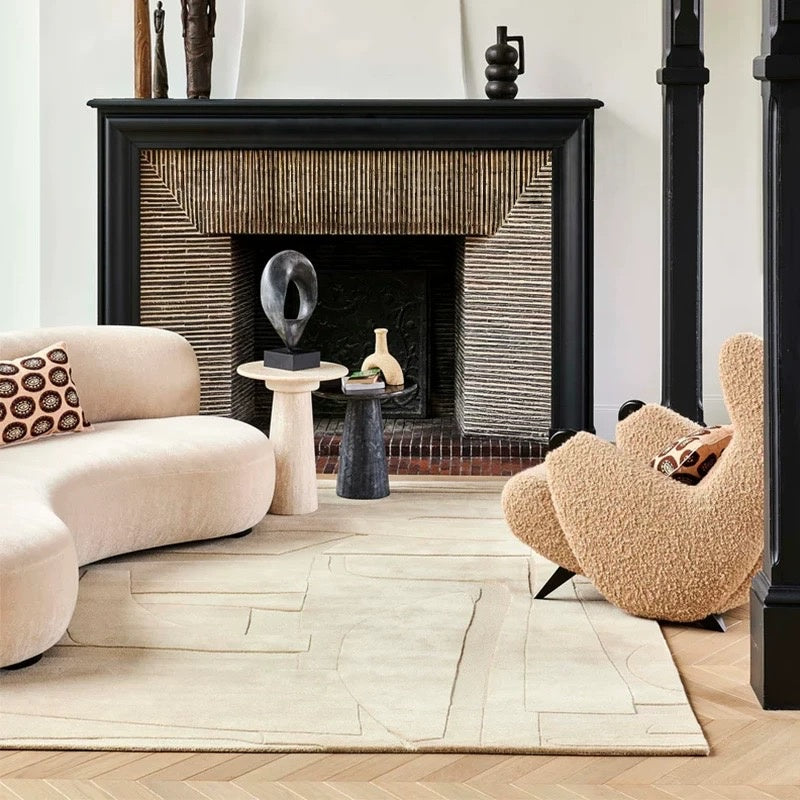 高級手作りタフティングガン刺しカーペット（Muted Form）