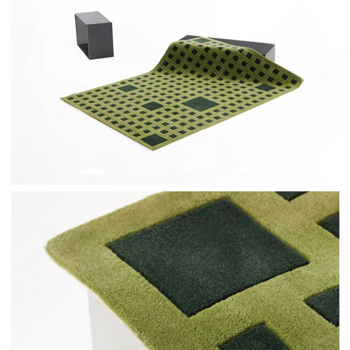 超高品質アクリル製厚手カーペット（Green Square）