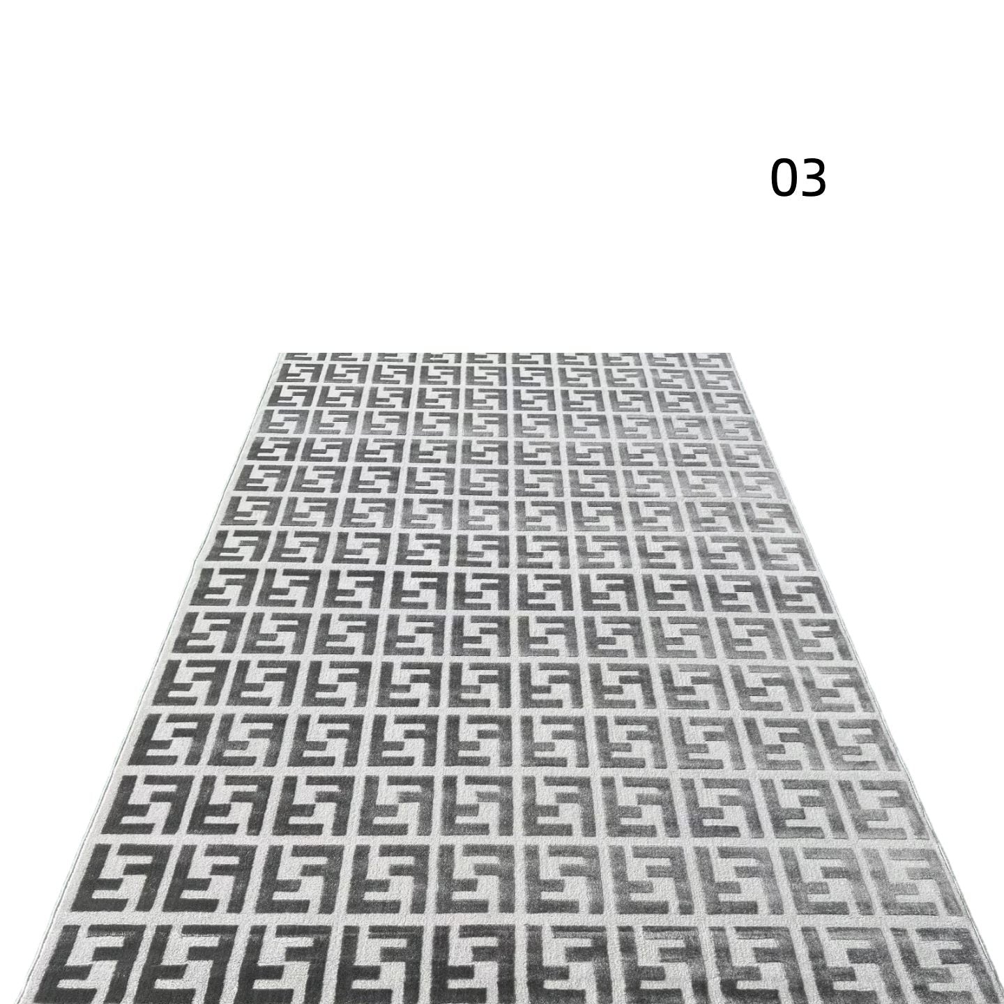 定番北欧風3Dデザインのウィルトン織カーペット（Yufan）