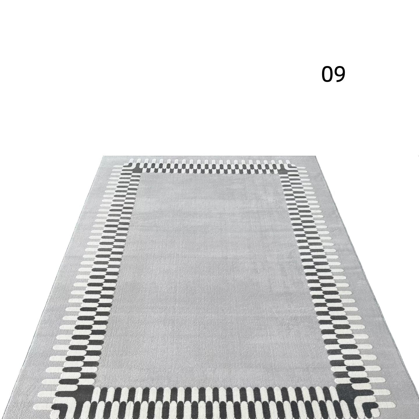 定番北欧風3Dデザインのウィルトン織カーペット（Yufan）