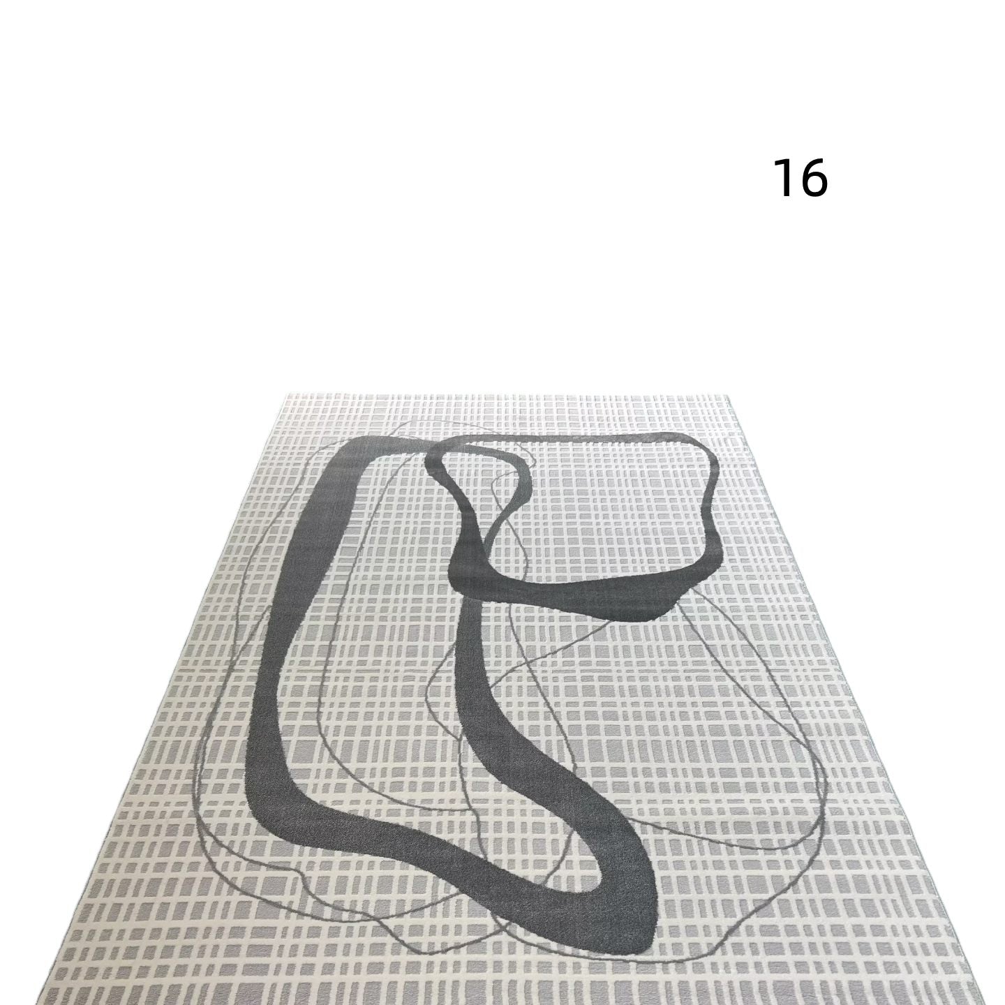 定番北欧風3Dデザインのウィルトン織カーペット（Yufan）